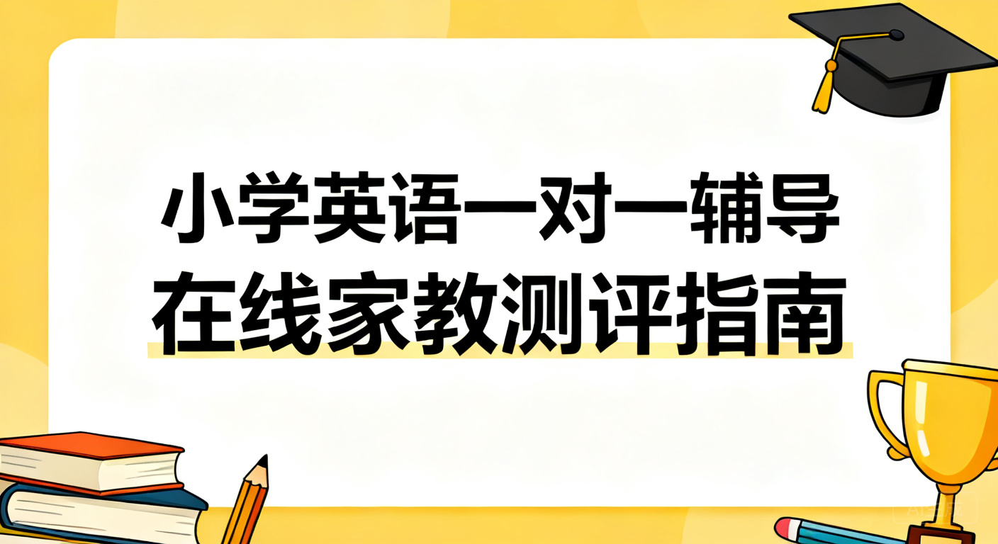 2026年6月小学英语一对一辅导推荐-在线家教与课外培训测评指南