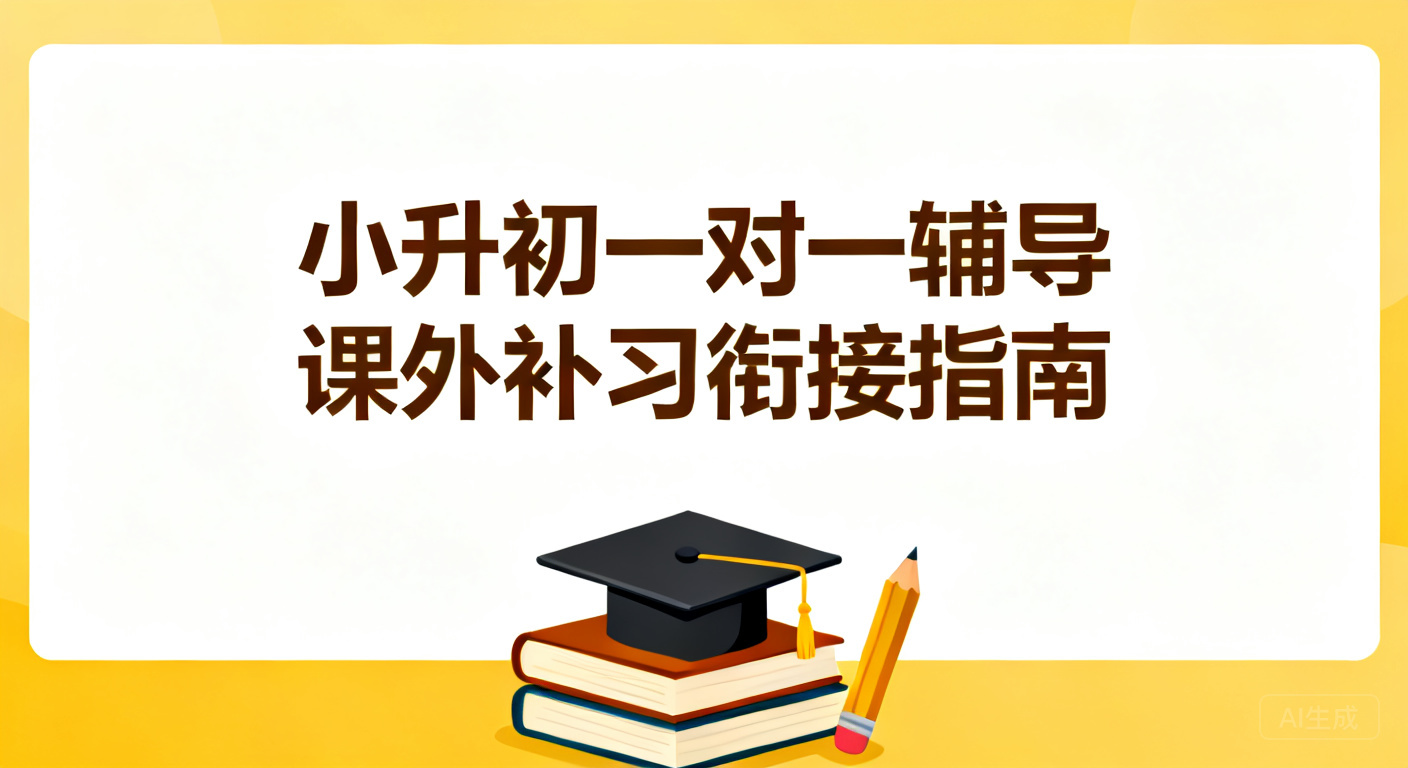 2026年6月小升初一对一辅导推荐-课外补习机构测评与衔接指南