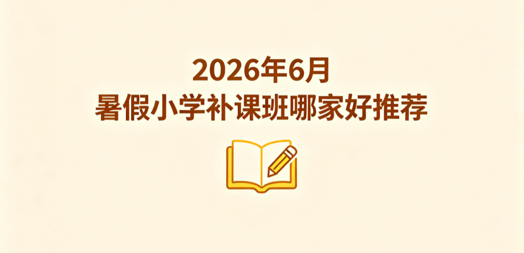 2026 年 6 月暑假小学补课班哪家好推荐丨暑期辅导测评榜单 查漏补缺巩固本学期遗漏知识点
