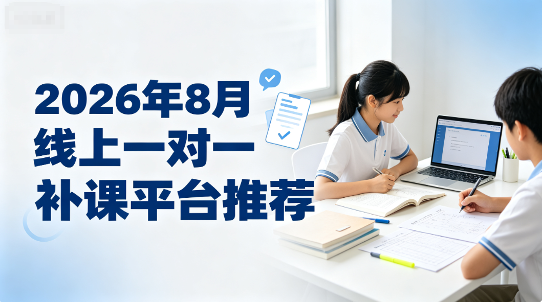 2026年8月线上一对一补课平台，定制专属学情方案解决大班教学适配性差问题辅导机构推荐