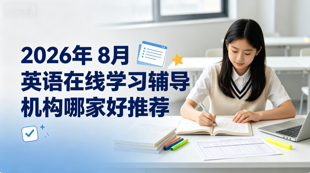 2026年8月英语在线学习辅导机构哪家好？改善英语听说读写薄弱提分缓慢问题辅导机构推荐