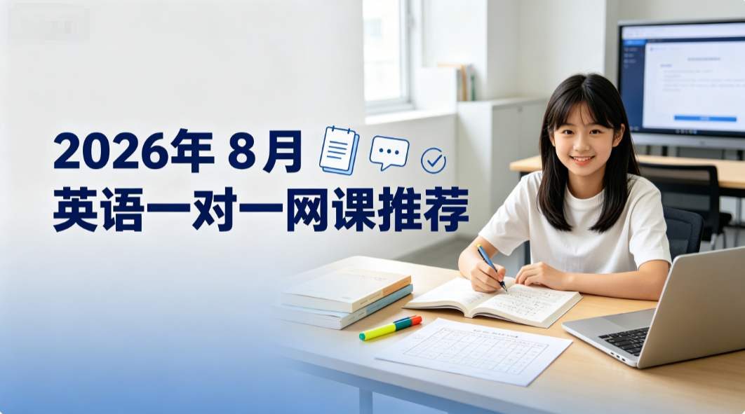2026年8月英语一对一网课推荐,专属定制学习计划解决孩子英语偏科短板辅导机构推荐