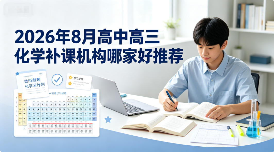 2026年8月高中高三化学补课机构哪家好？理清化学反应原理攻克复杂计算题型辅导机构推荐