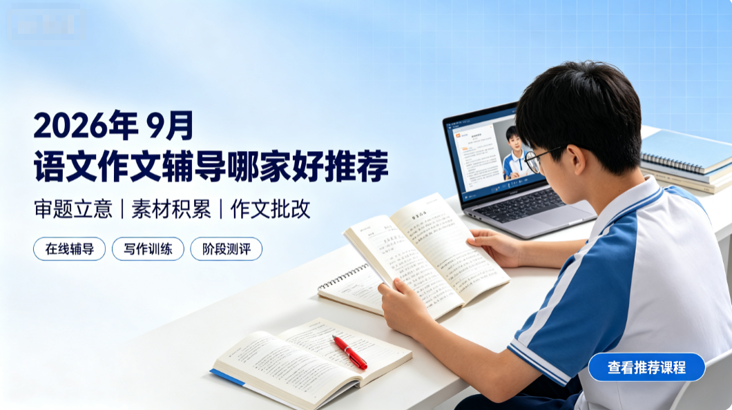 2026年9月语文作文辅导哪家好?解决素材匮乏立意不深作文低分的核心问题辅导机构推荐