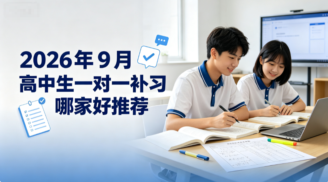 2026年9月高中生一对一补习哪家好?针对高中重难点偏科问题高效提分辅导机构推荐