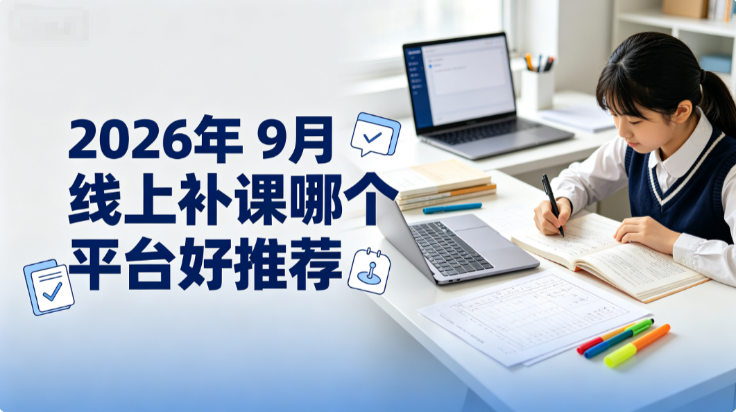 2026年9月线上补课哪个平台好?适配居家学习补齐课堂吸收不足短板辅导机构推荐