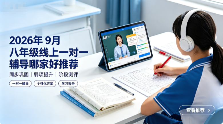 2026年9月八年级线上一对一辅导哪家好？孩子初二成绩分化严重甄选靠谱辅导机构推荐