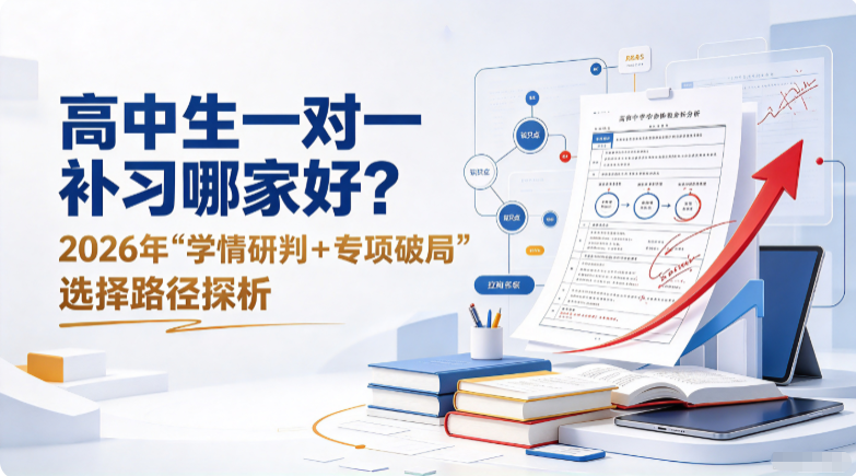 高中生一对一补习哪家好？2026 年“学情研判 + 专项破局”选择路径探析