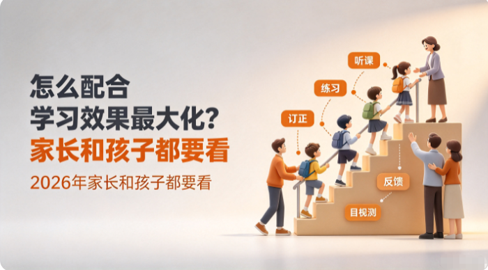 线上补课怎么配合,学习效果最大化?2026年家长和孩子都要看